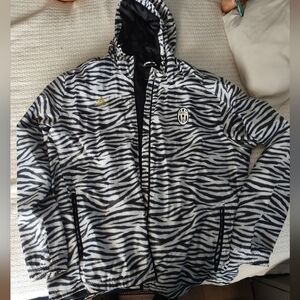Juventus Adidas zebra print windbreaker